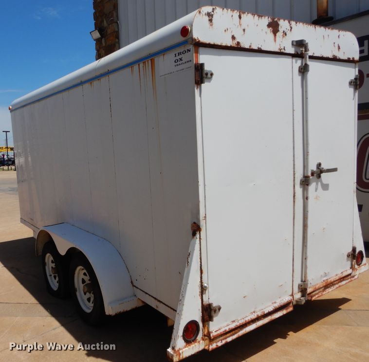 image for item HA9092 Iron Ox enclosed cargo trailer