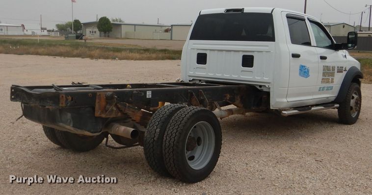 image for item HC9014 2013 Dodge Ram 5500HD Crew Cab truck cab and chassis