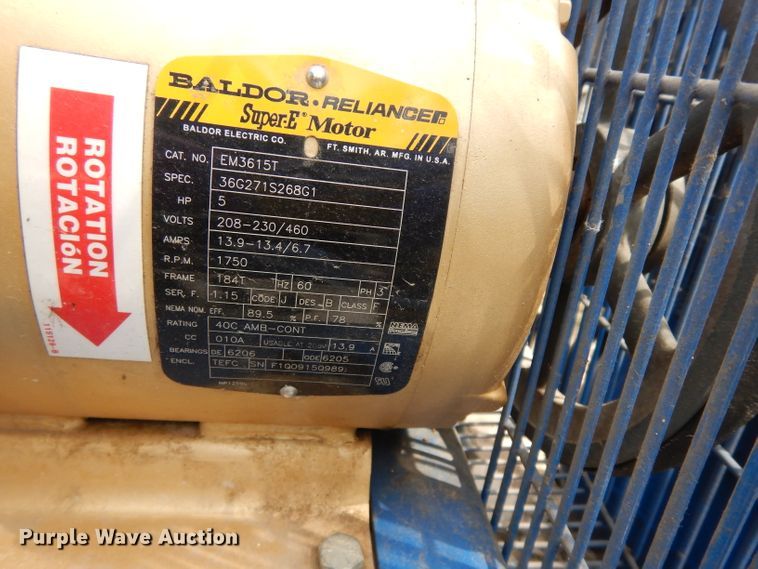 image for item HT9039 2015 Quincy QT5 air compressor