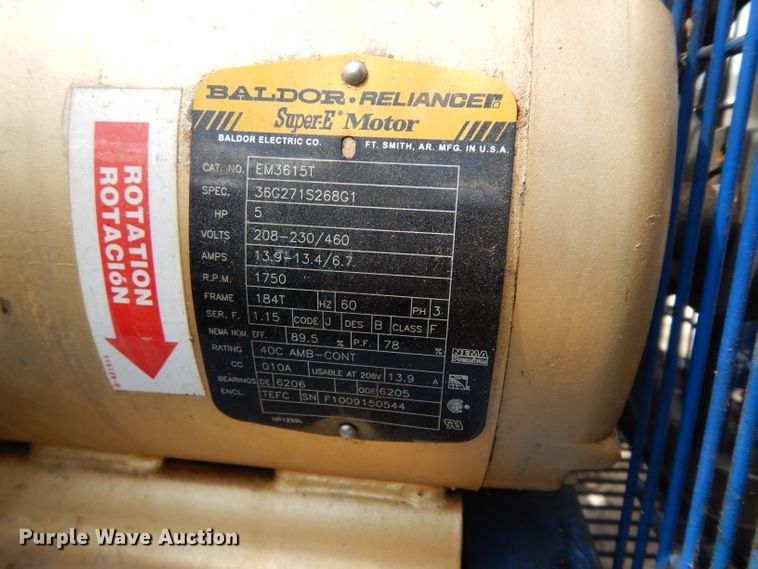 image for item HT9040 2015 Quincy QT5 air compressor