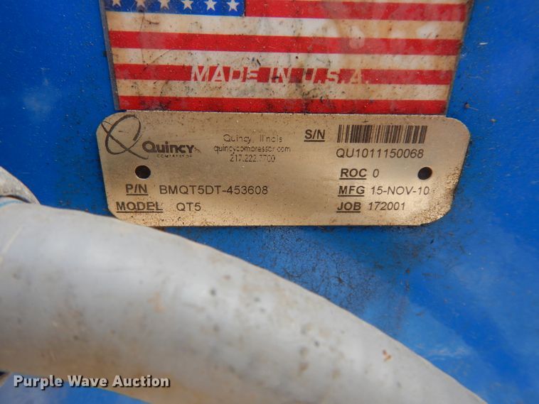 image for item HT9041 2015 Quincy QT5 air compressor