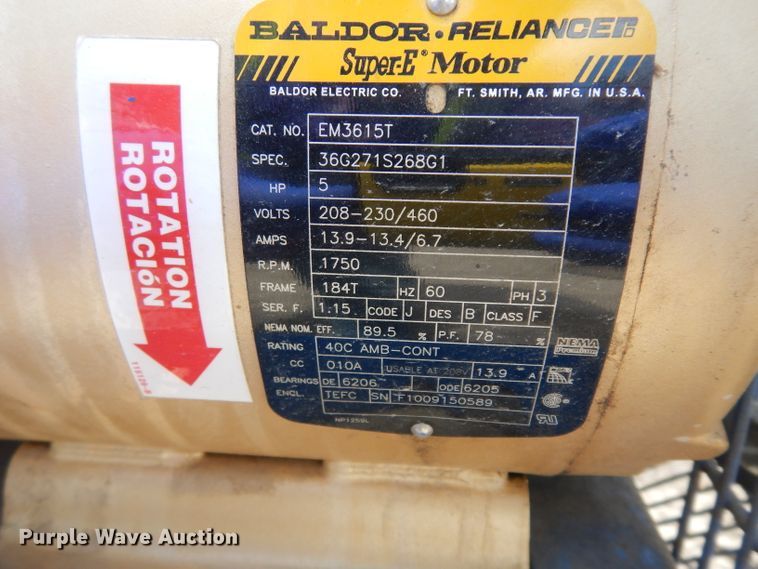 image for item HT9041 2015 Quincy QT5 air compressor