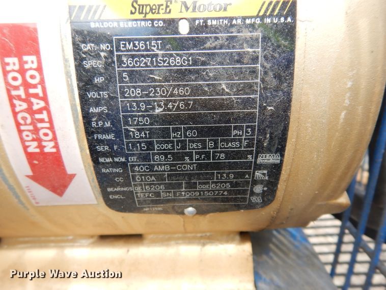 image for item HT9041 2015 Quincy QT5 air compressor