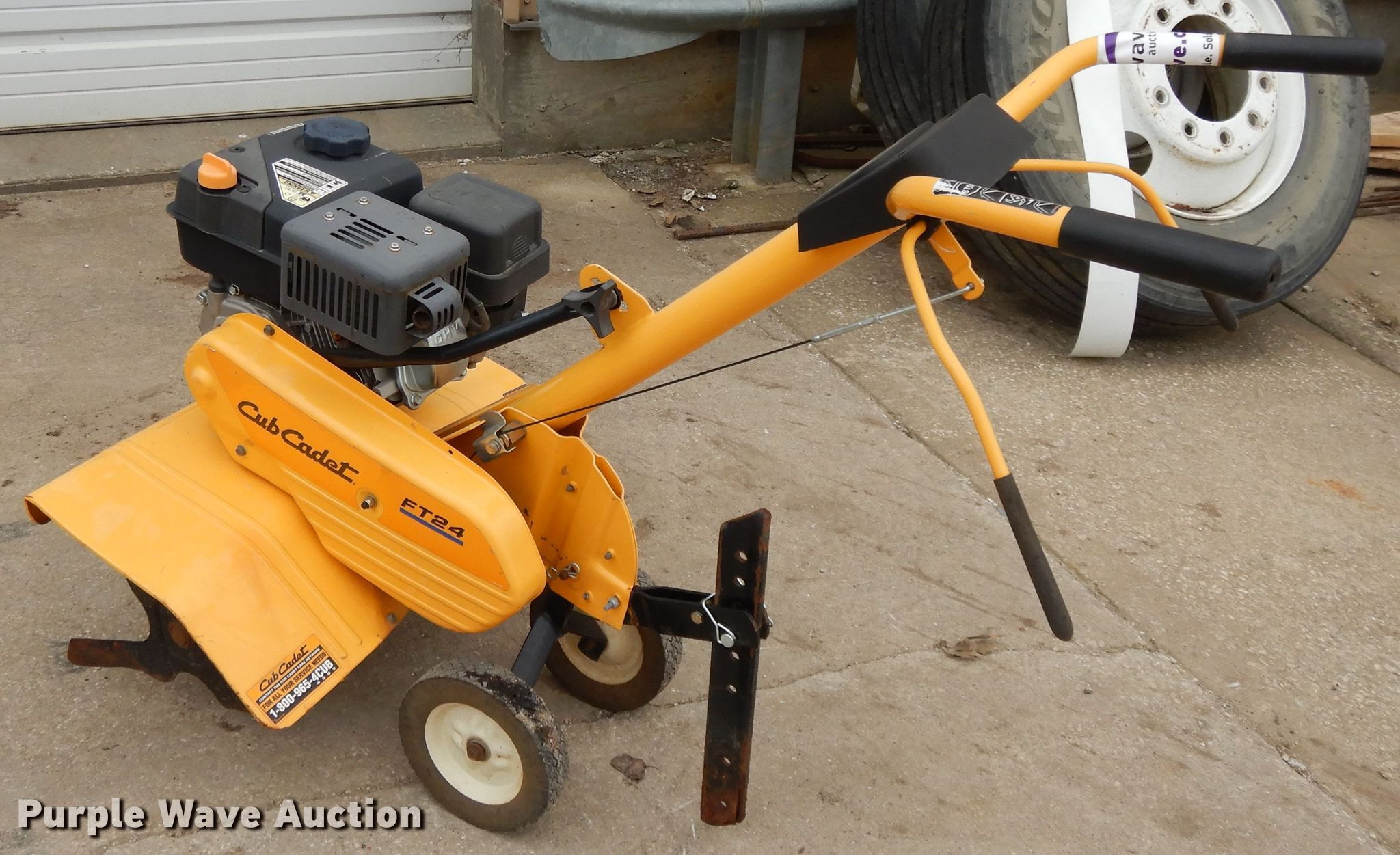 Cub Cadet FT24 tiller in Paola, KS Item DE5599 sold Purple Wave