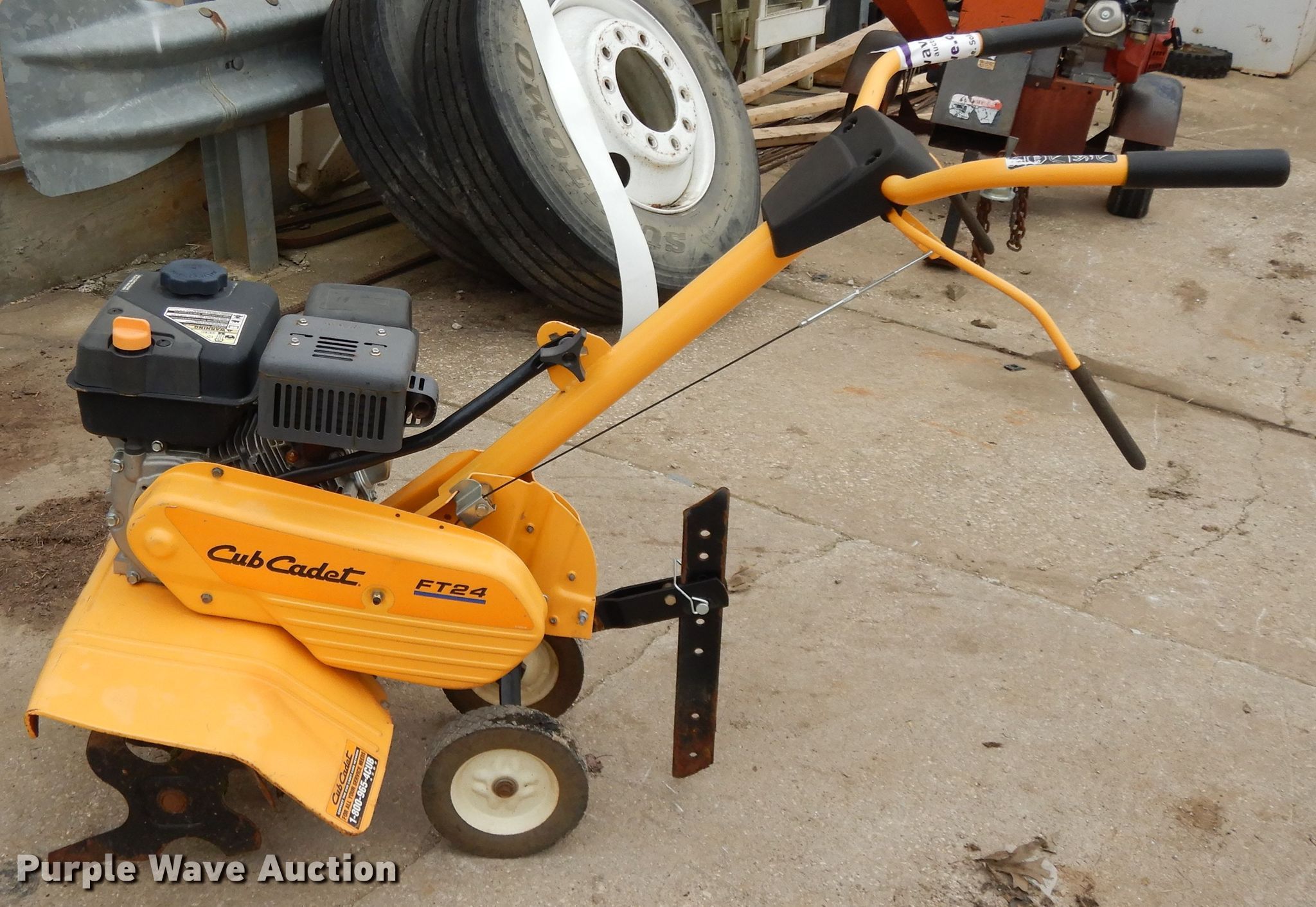 Cub Cadet FT24 tiller in Paola, KS Item DE5599 sold Purple Wave