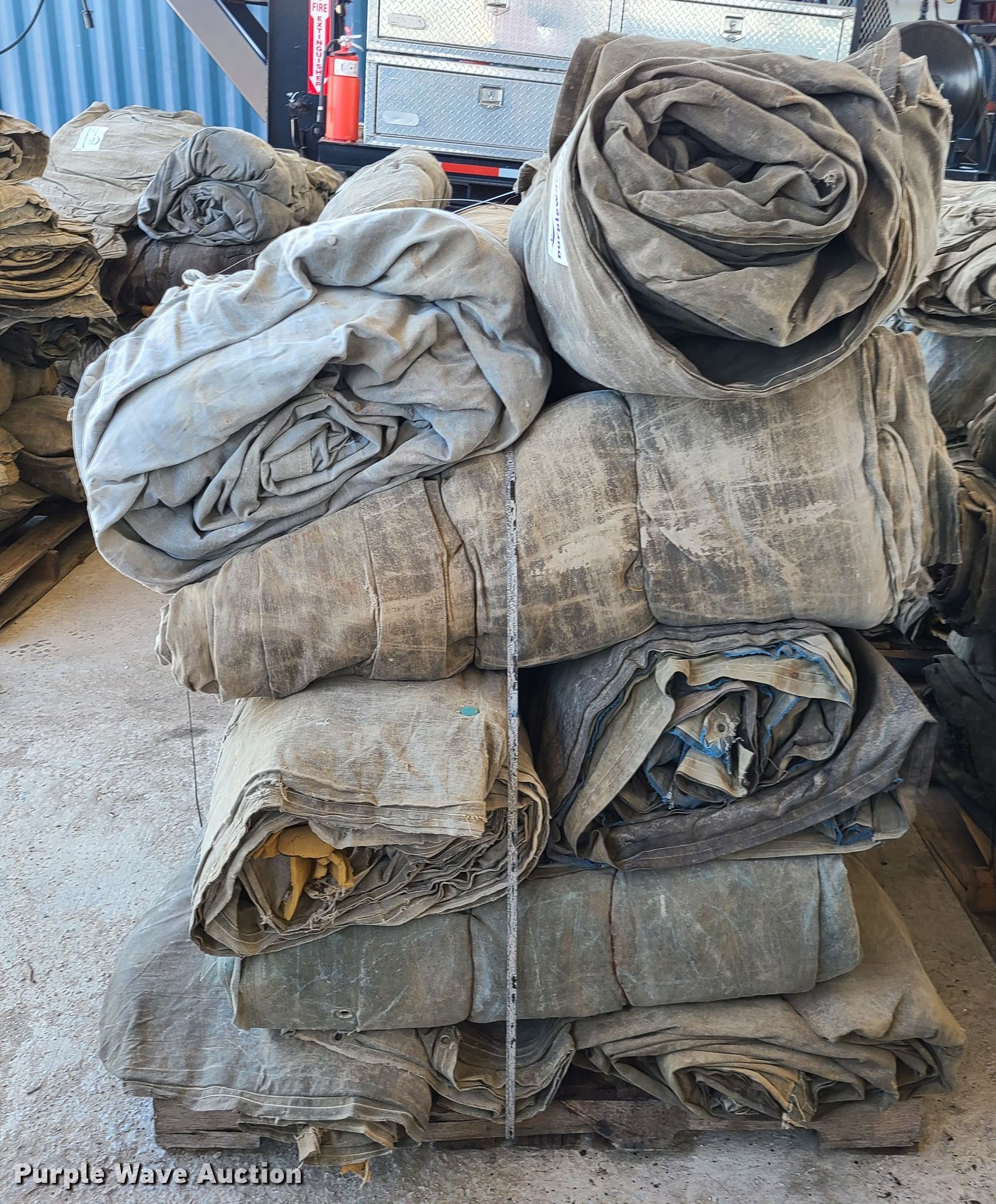 (6) pallets of concrete blankets in Liberty, MO Item DH5836 sold