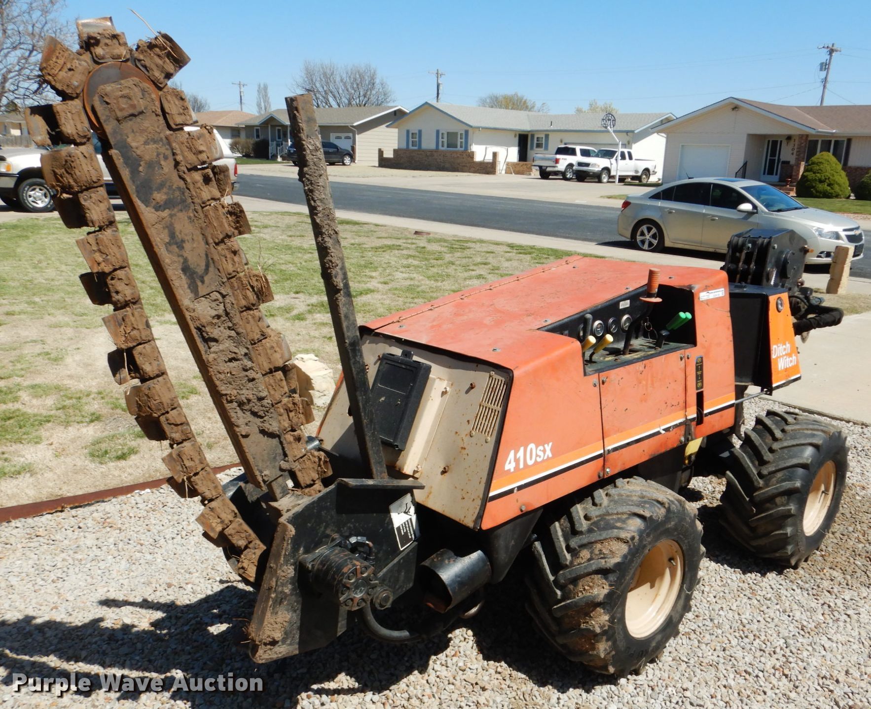 1999 Ditch Witch 410SX trencher in Hays, KS | Item GO9139 sold | Purple