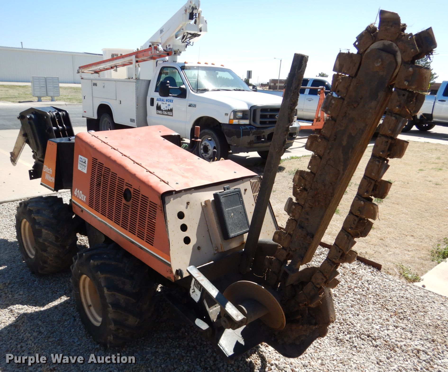 1999 Ditch Witch 410SX trencher in Hays, KS | Item GO9139 sold | Purple