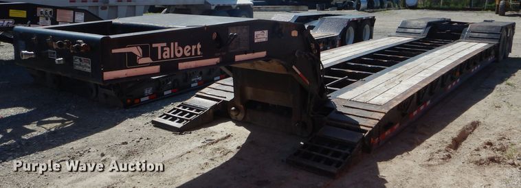 image for item DF3112 2001 Talbert TDW-355-HRG-1-T1 lowboy equipment trailer