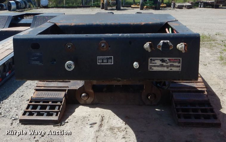 image for item DF3112 2001 Talbert TDW-355-HRG-1-T1 lowboy equipment trailer