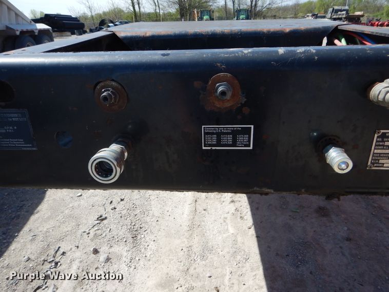 image for item DF3112 2001 Talbert TDW-355-HRG-1-T1 lowboy equipment trailer