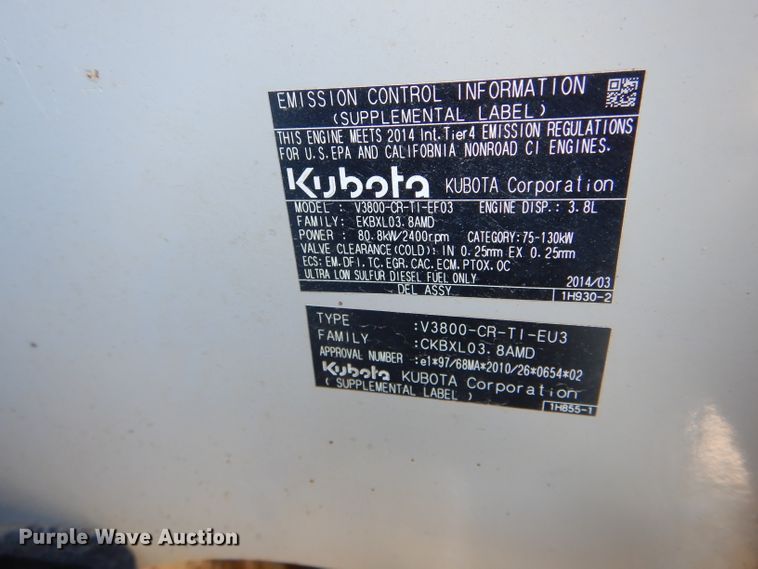 image for item DF3137 2014 Takeuchi TL12  tracked skid steer loader