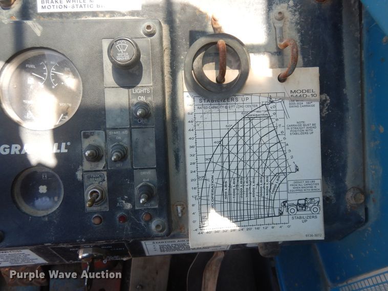 image for item DF5336 2007 Gradall 544D-10  telehandler