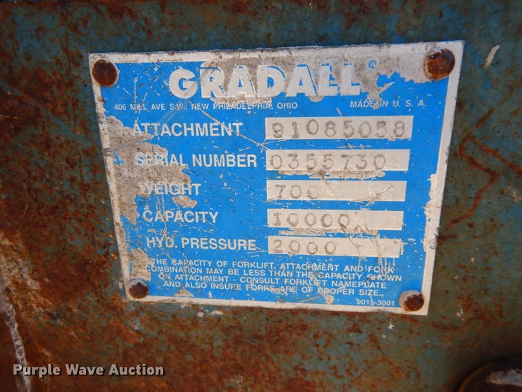 image for item DF5336 2007 Gradall 544D-10  telehandler