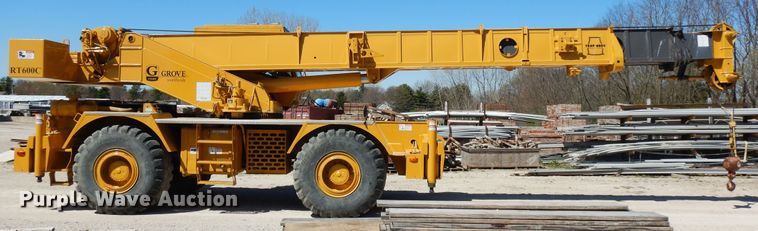image for item DF5337 1998 Grove RT600C crane