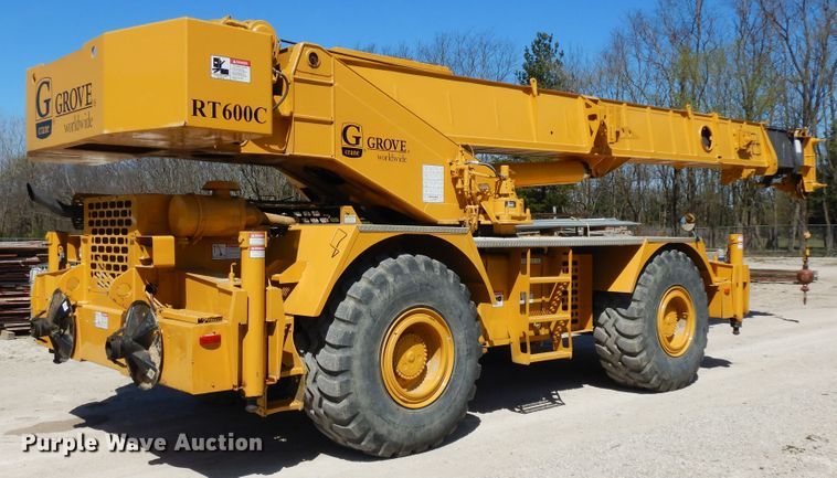 image for item DF5337 1998 Grove RT600C crane