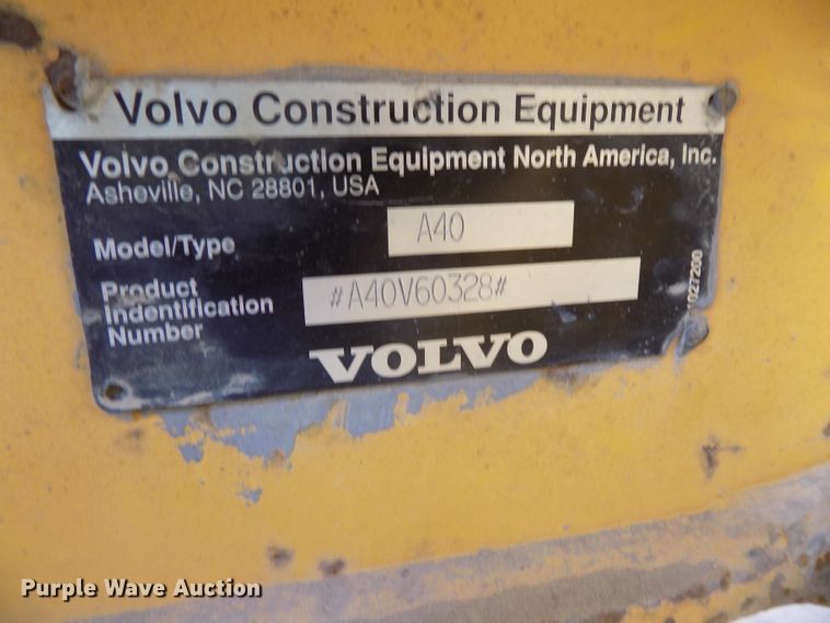 image for item DG2580 Volvo A40 haul truck