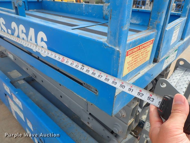 image for item DG3107 2007 Genie GS-2646  scissor lift