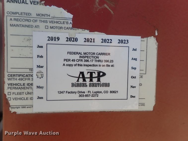 image for item DG3152 2004 Ford F750 crane truck