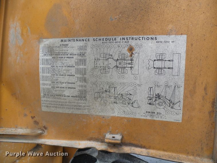 image for item DG5656 2000 Case 721C  wheel loader