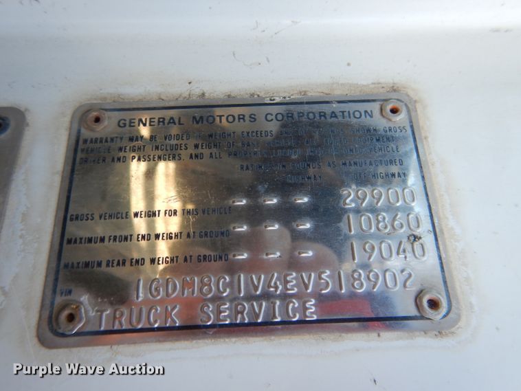 image for item DG5952 1984 GMC Brigadier tank truck