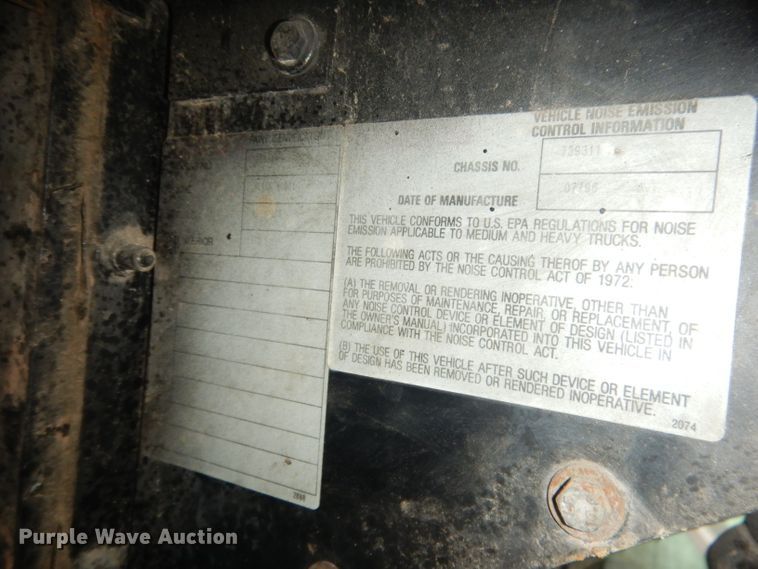 image for item DG5965 1997 Kenworth W900 dump truck