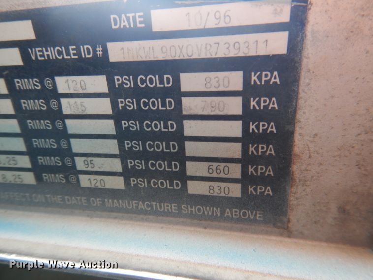 image for item DG5965 1997 Kenworth W900 dump truck