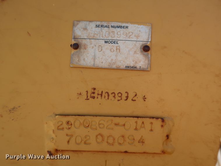 image for item DG7120 2007 Caterpillar D6R XL Series III  crawler dozer