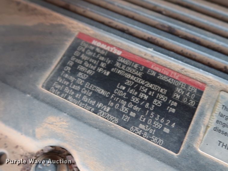 image for item DG7122 2009 Komatsu D65EX-15EO  crawler dozer