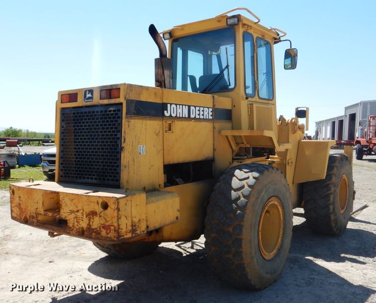 image for item DG8520 1993 John Deere 624G  wheel loader