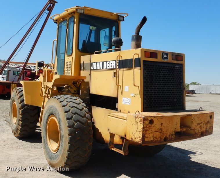 image for item DG8520 1993 John Deere 624G  wheel loader