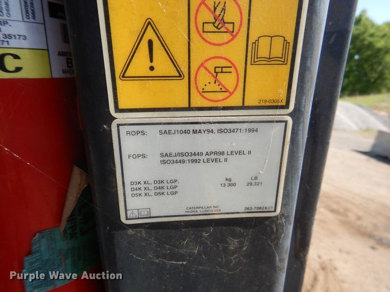 image for item DG8537 2008 Caterpillar D4K XL  crawler dozer