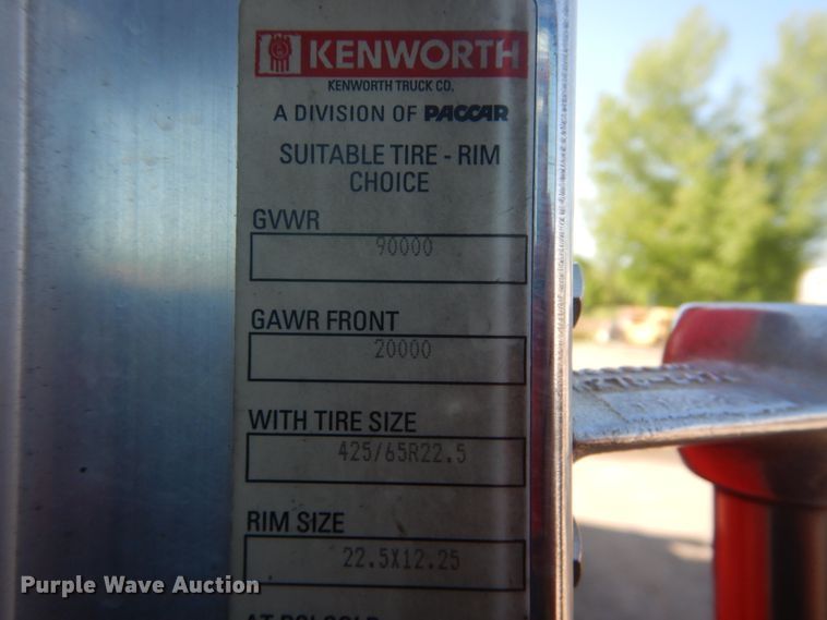 image for item DG8538 2008 Kenworth T800 dump truck