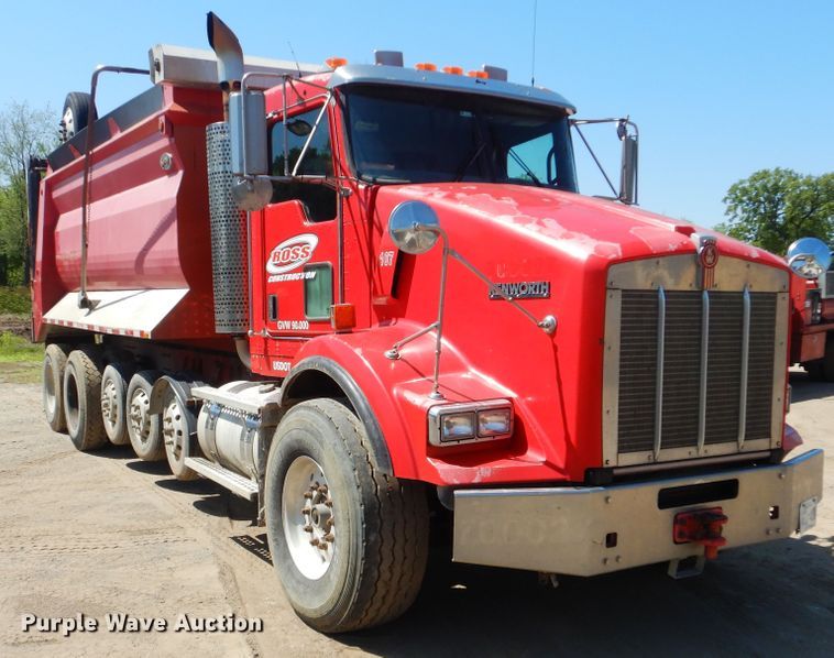 image for item DG8539 2008 Kenworth T800 dump truck