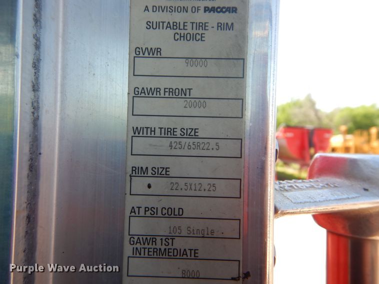 image for item DG8539 2008 Kenworth T800 dump truck