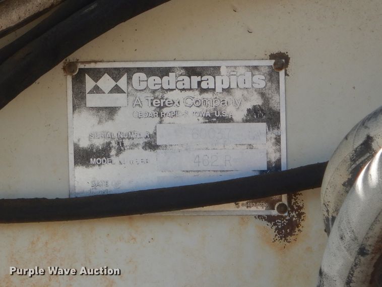 image for item DG8545 Terex Cedar Rapids 462R paver