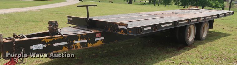 image for item DH0880 1998 Evaco tilt deck equipment trailer