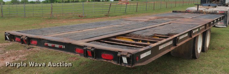 image for item DH0880 1998 Evaco tilt deck equipment trailer