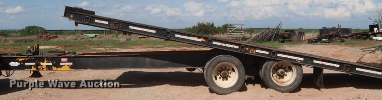 image for item DH0880 1998 Evaco tilt deck equipment trailer