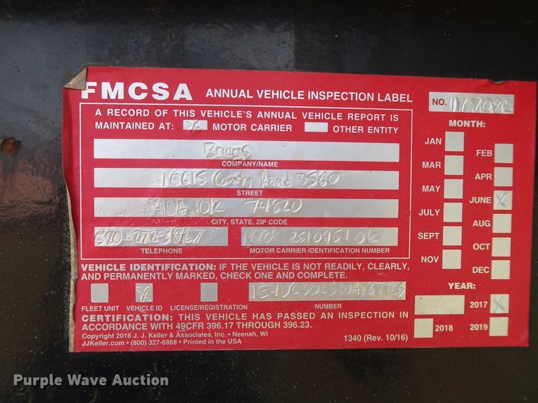 image for item DH0880 1998 Evaco tilt deck equipment trailer