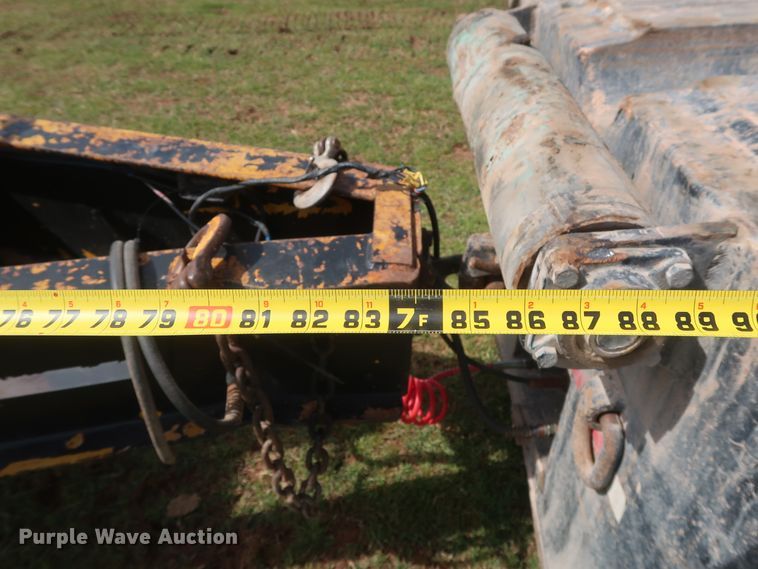 image for item DH0880 1998 Evaco tilt deck equipment trailer