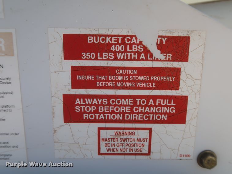 image for item DH0885 2011 Ford F550 Super Duty XL SuperCab bucket truck