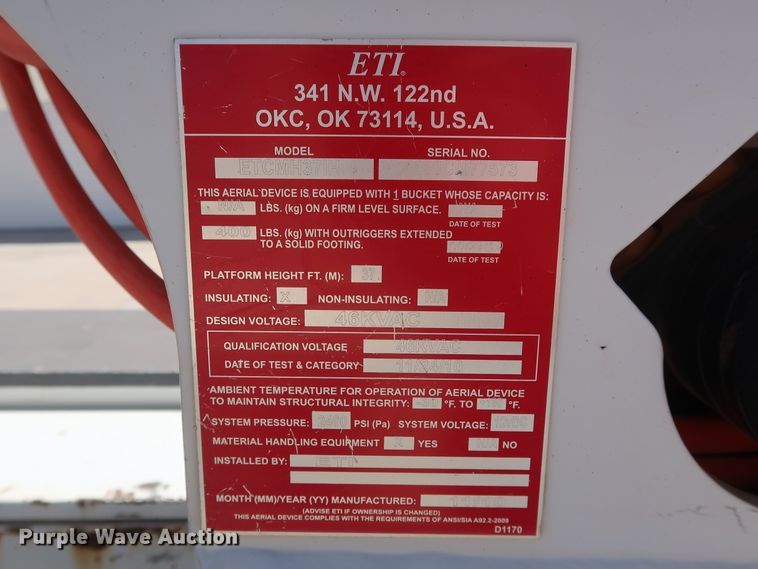 image for item DH0885 2011 Ford F550 Super Duty XL SuperCab bucket truck