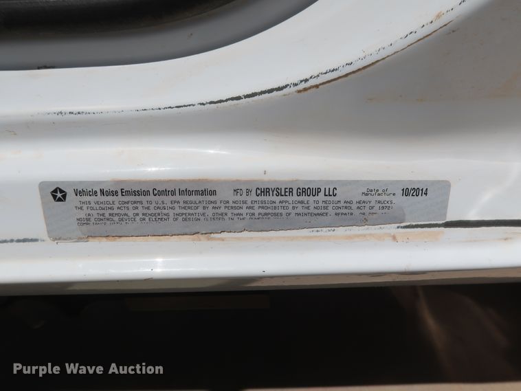 image for item DH0886 2015 Dodge Ram 5500HD bucket truck