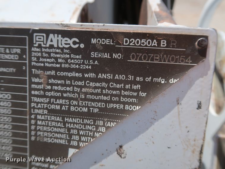 image for item DH0887 2008 Freightliner Business Class M2 digger derrick truck