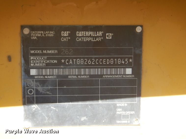 image for item DI2488 2002 Caterpillar 262  skid steer loader