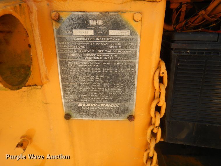 image for item DI2489 Blaw-Knox RW-8 road widener