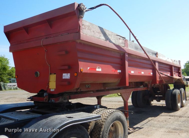 image for item DI2493 2000 Lufkin ULDII-31 end dump trailer