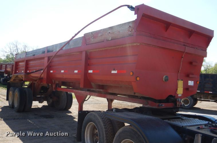 image for item DI2493 2000 Lufkin ULDII-31 end dump trailer