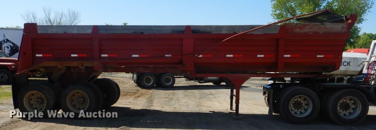 image for item DI2493 2000 Lufkin ULDII-31 end dump trailer